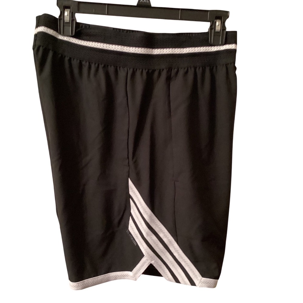 Adidas Mens Crazylite Basketball Shorts Black White 7 Inch Inseam JN0328 Size M - Picture 2 of 7